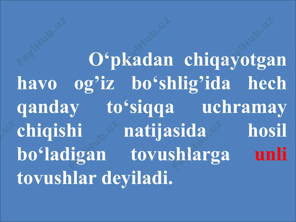 unli tovushlar - Page 2
