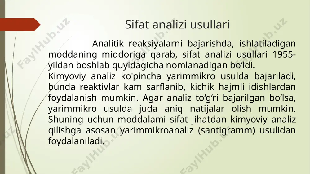 analitik kimyo fanining vazifasi va mohiyati - Page 5