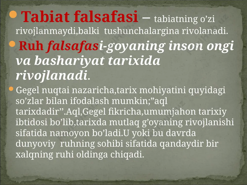 mchi asos va metafizik ibtidodir. iroda –bu yashash uchun bolgan iroda bolib xoxish –istaklarni qondirishga qaratilgan intilishdir.ana shu yerdan inson xatti-harakatining bosh xislati bolgan xudbinlik(egaizm) kelib chiqadi. xoxish istaklarni qondirishga bolgan intilish qoniqmaslikdan kelib chiqadi,demakki jafo va uqubatdan.xohish istaklarni qoniqtirish yangi istaklarni va yangi uqubatlarni keltirib chiqaradi.hayot “kotarib bolmaydigan ogir yuk”ka aylanib qoladi. shuning uchun ehtimol,kopincha afsus nadomat bilan aytiladigan hayotning qisqaligi aynan undagi eng yaxshi narsadir’’- deb xulosalaydi shopengauer. shopengauer falsafasi xix-asr oxiri xx-asrdagacha oz ta’sirini otkazdi.