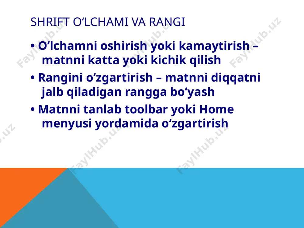 informatika faniga oid taqdimot - Page 4