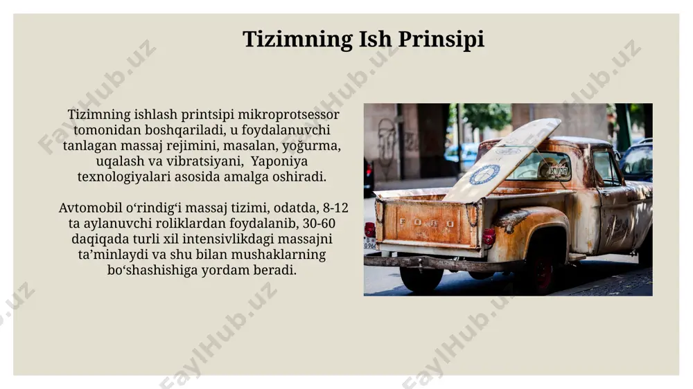 avtomobil o'rindig'i massaj tizimi - Page 4
