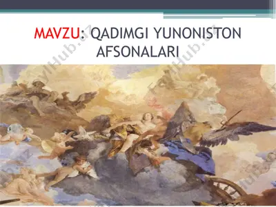 qadimgi yunon afsonalari — PPT