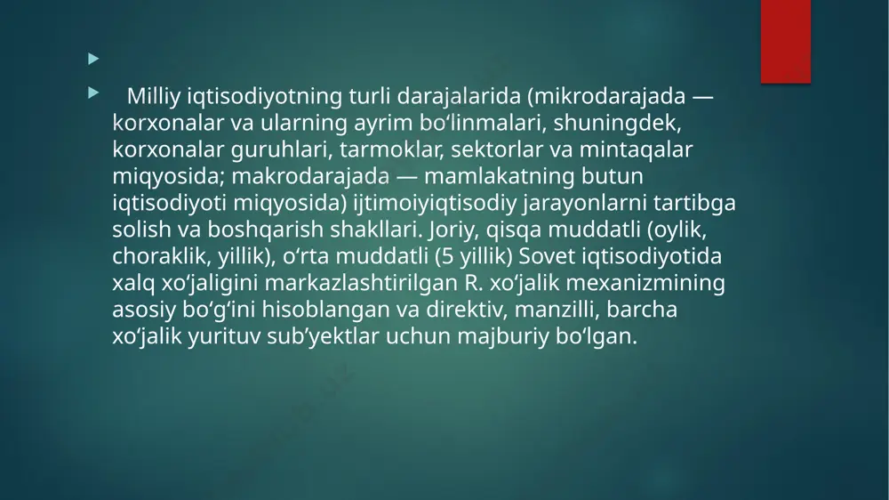 laydigan boshqa barcha koʻrsatkichlarni rejalashtirish nazarda tutiladi. image2.png image3.png image4.png image5.png /docprops/thumbnail.jpeg