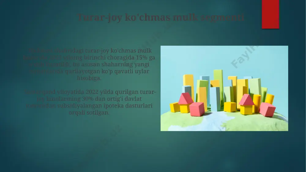 urbanizatsiya va ko'chmas mulk bozori - Page 5