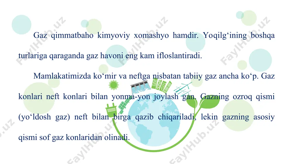 an, 1992-yilda namangan viloyatida mingbuloq neft koni ochildi. neftga bo‘lgan ehtiyojning uzluksiz ortayotganligini hisobga olib, buxo­ro viloyatida yiliga 5 mln tonna neftni qayta ishlay oladigan zavod qurildi. bu korxona 1997-yildan mahsulot bera boshladi. hozir 50 turdan ortiq neft mahsulotlari ishlab chiqarilmoqda. o‘zbekistonda iste’molga yetishmayotgan neft xorijdan import qilinmoqda. hozirda neftni qayta ishlash korxonalari bir yilda 11 mln tonna neftni qayta ishlash quvvatiga ega. rivojlangan mamlakatlarga qiyoslaganda bizda energiya iste’moli tarkibida neft mahsulotlarining ulushi ancha yuqori. yoqilg‘i-energetika balansida neft mahsulotlari ulushi kelgusida kamayishi zarur. buning uchun mavjud avtomobil va traktorlarni yangi tejamkor texnologiya bilan jihozlash kerak bo‘ladi. bu ko‘p mablag‘ talab etadigan va ancha murakkab vazifa. binobarin, yaqin o‘n yilliklarda ham yoqilg‘i-energetika balansida neftning ulushi barqaror saqlanib turadi.