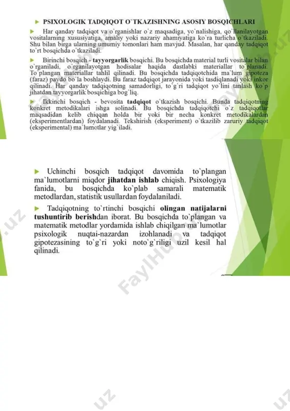 psixologiyaning tadqoqot metodlari - Page 5