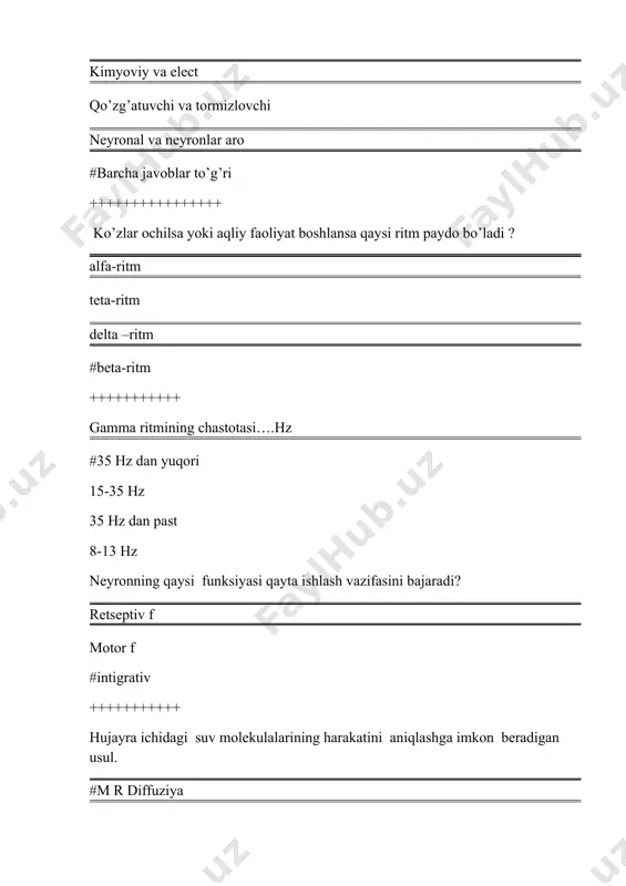 psixofiziologiya fanining asoschisi savllar - Page 5