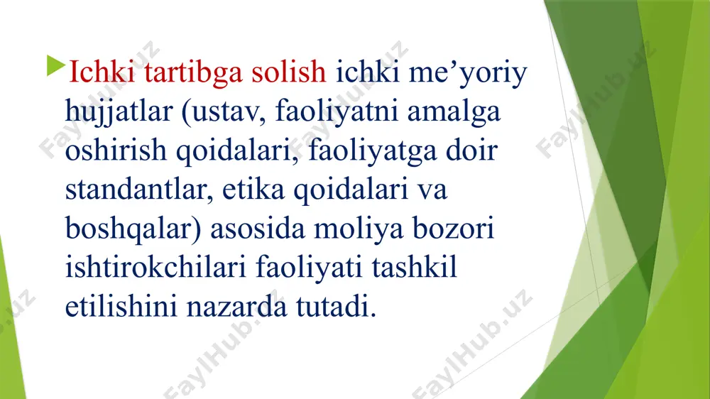moliya bozorini tartibga solish - Page 5