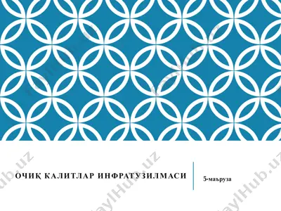очиқ калитлар инфратузилмаси — PDF