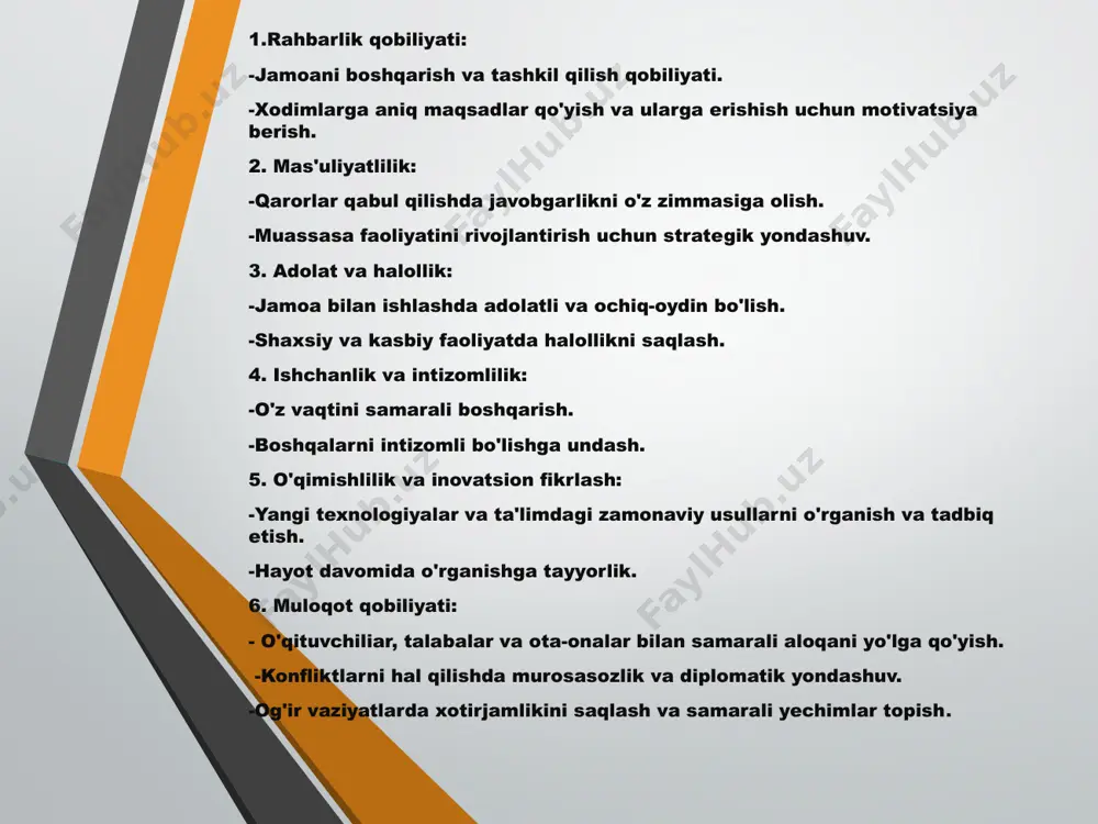 ta’lim muassasi rahbarining shaxsiy sifatlari - Page 5