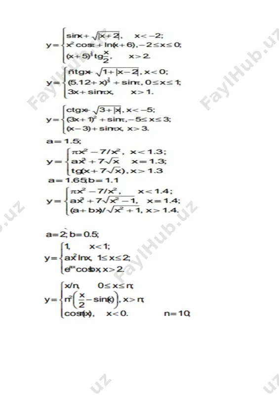 labaratoriya topshiriqlari if else operatoriga - Page 5