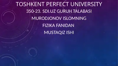 suyuq kristallar — PPTX