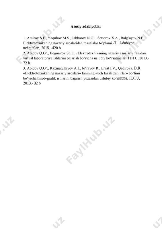 laboratoriya ishi - rezistorlar aralash ulangan o'zgarmas tok zanjirlari - Page 4