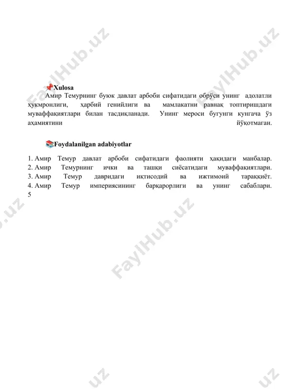 amir temur buyuk davlat arbobi - Page 5