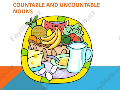 countable and uncountable nouns — PPTX