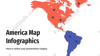 america map infographics — PPTX