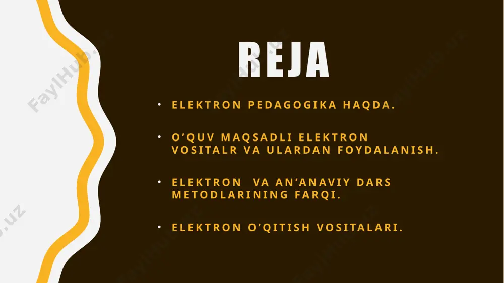 shda muhim ahamiyatga ega. bu talablar orqali, o'quvchilar osonroq ma'lumot oladilar va bilimlarni yanada yaxshi tushuntirishadi. shuningdek, pedagogik-ergonomik talablar shaxsning rivojlanishi uchun juda muhimdir. shaxs rivojlanishi uchun uyg'un harakat rejasi belgilanishi kerakdir. bu rejalar esa pedagogik-ergonomik talablar orqali belgilanadi. elektron tizimlar axborot – ma’lumotda rejim bos-ma materiallar, audio va videoyo-zuvlardan foydalangan holda o’quv materiallarni o’zlashtirish, uni qulay va ko’rgazmali tarzda tuzish maq -sadlariga xizmat qiladi. o’quv-nazorat rejimi o’z-o’zini nazorat qilish, baholash, masofali ta’lim jarayonida dastlabki va oraliq nazo-ratni uyushtirishga yordam beradi. zamonaviy ta’lim o’zining huquqiy maqsadlarini qo’yishi va unga erishish yo’llarini tanlash ob’ektiv va o’z vaqtda nazoratga intilish har bir o’quv muassasasi yuksalish sari intiladi. o’qituvchi tanlash imkoniyati elektron o’quv-uslubiy majmua – zamonaviy akt muhitida fanning asosiy komponenti hisoblanadi, chunki unda fanning maqsad va vazifalari, mazmuni, o’qitishning zamonaviy shakl, usul va vositalari hisobga olingan. o’quv maqsadli elektron vositalarni yaratish quyidagi uchta muhim bosqichning o’zaro bog’liqligini ta’minlaydi: mazmun bosqichi – bu …