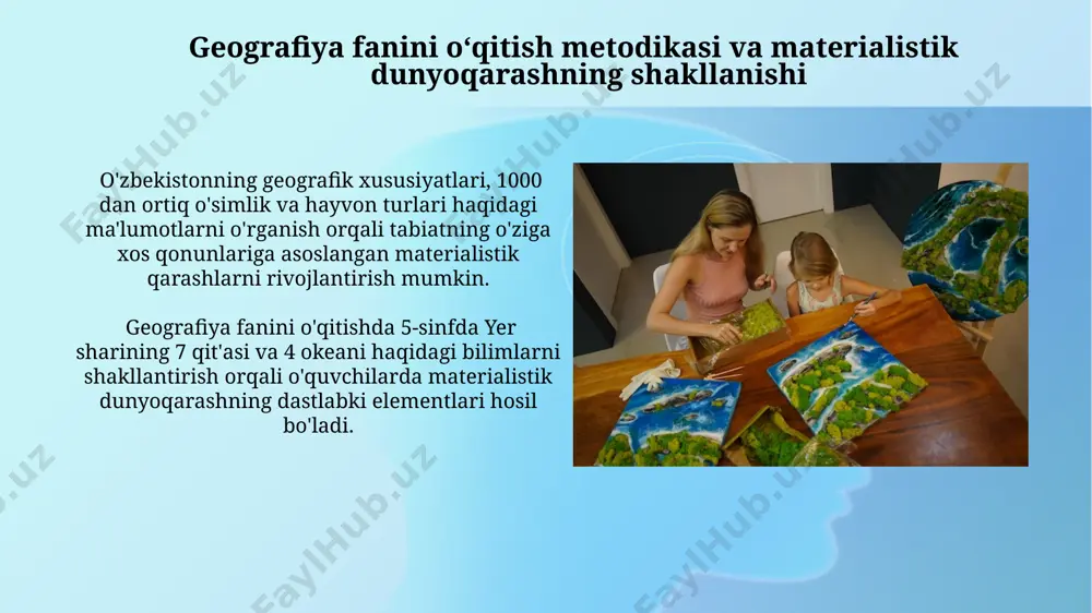 geografiya fanini boshlang‘ich sinf oʻquvchilari moddiy dunyoqarashini shakllantirish - Page 4