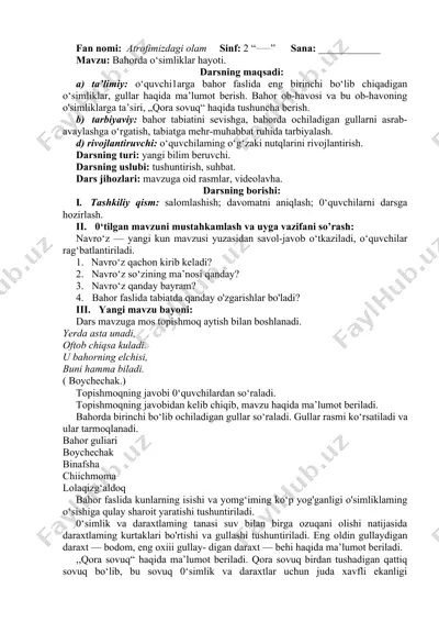atrofimizdagi olam — DOCX