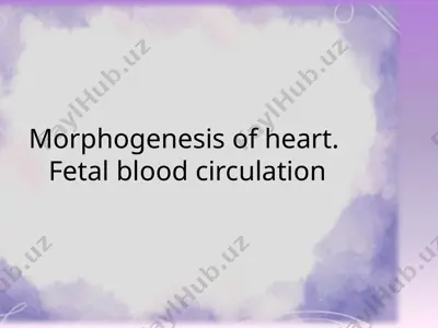 morphogenesis of heart. — PPTX
