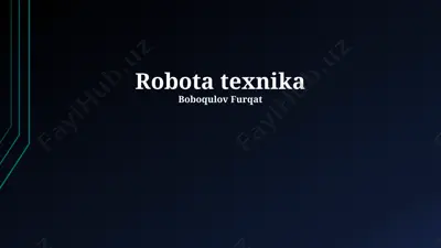 robototexnika — PPTX
