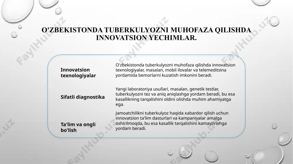 tuberkulyozga qarshi muassasalarda infeksion nazoratni olib borish - Page 5