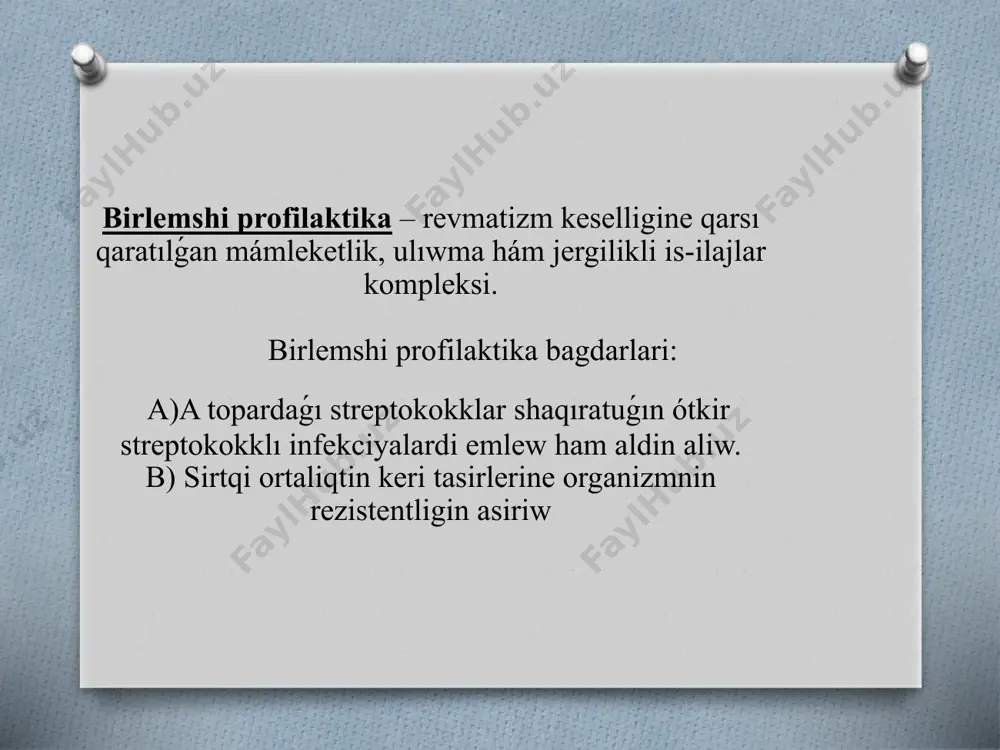 revmotizmde birlemshi ham ekilemshi profilaktika is ilajlari - Page 3