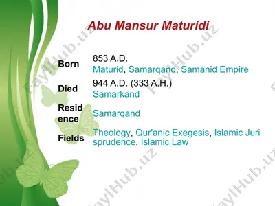 abu mansur maturidi biography — PPTX