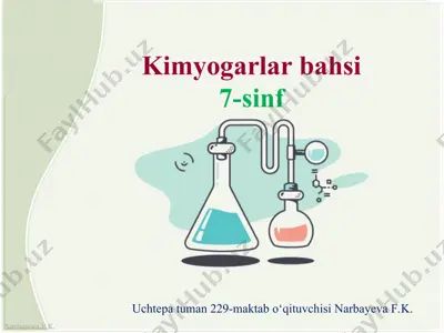 kimyogarlar bahsi7-sinf — PPT