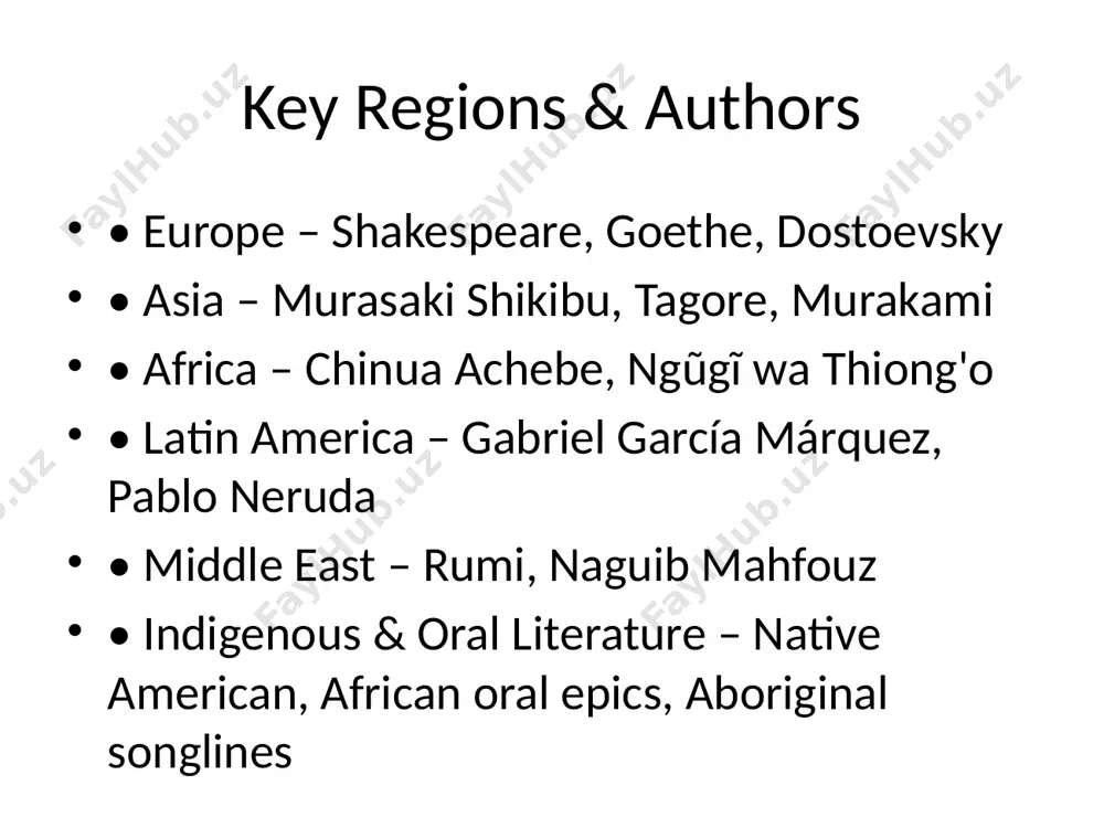 world's literature presentation - Page 5