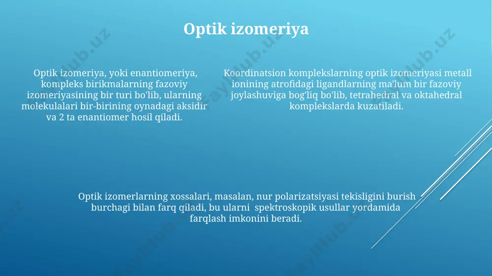 kompleks birikmalarning izomeriyasi - Page 5