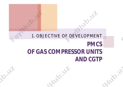 pmcs of gas compressor units and cgtp — PDF