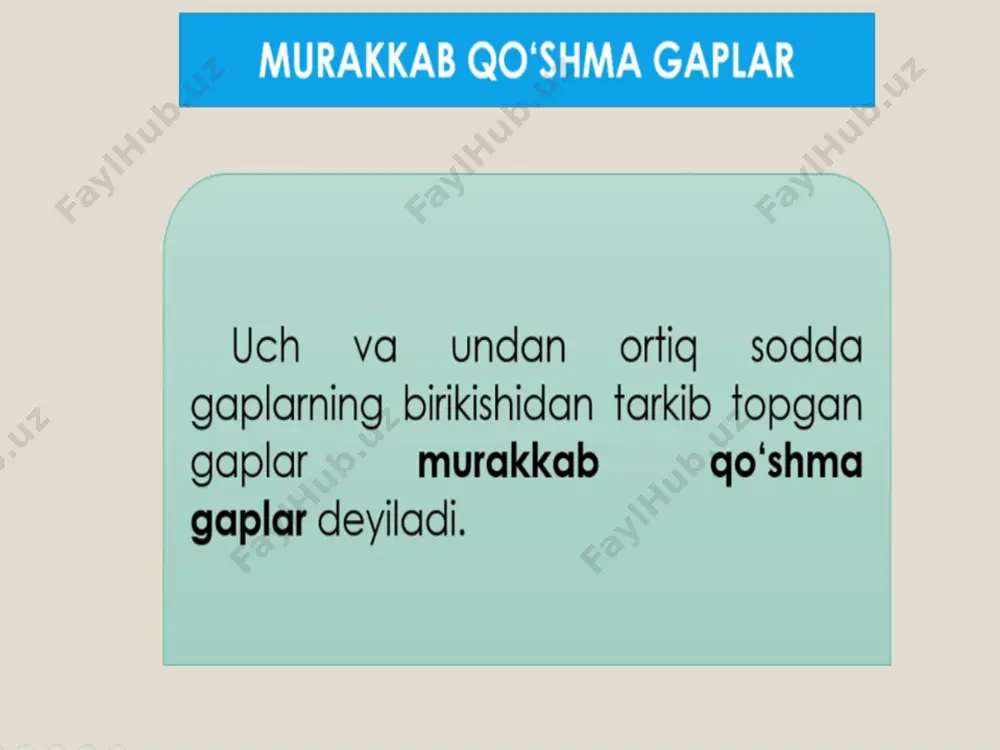 murakkab qo'shma gaplar - Page 2