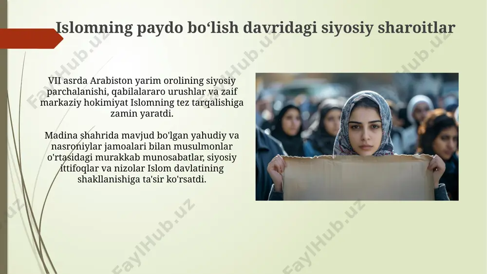 islom dinining paydo bo‘lishida ijtimoiy-siyosiy va madaniy sharoitlari - Page 5