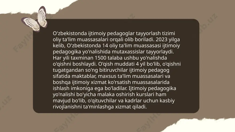 o'zbekistonda ijtimoiy pedagogikaning rivojlanishi - Page 5