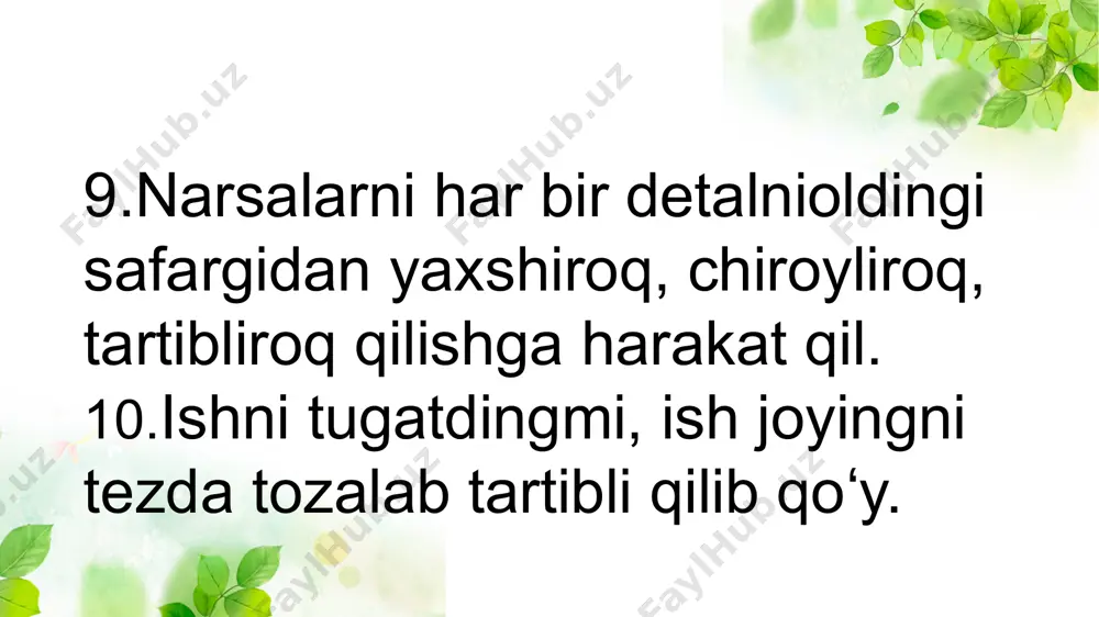 texnalogiya fanlarida texnik xavfsizlik qoidalari - Page 4