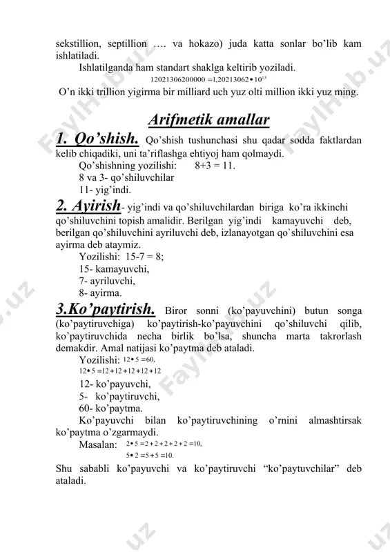 arifmetika-sonlar haqidagi fandir - Page 4