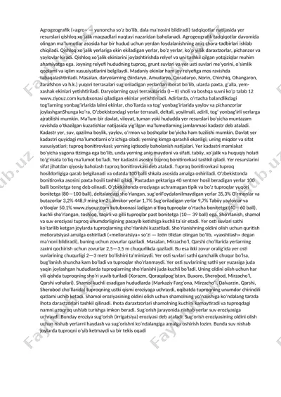 agrogeografik tadqiqotlar — DOCX
