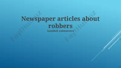 translated newspaper articles analysis and translation service — PPTX