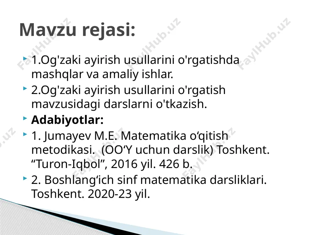 ‘p xonali sonlarni ayirish bo‘yicha topshiriqlarni toping. ayirmani hisoblashda mulohaza yuriting. 7-topshiriq hisob-kitoblarsiz yoki hisob-kitoblar bilan bajarilishi mumkin bo'lgan ifodalarni taqqoslash uchun topshiriqlar tuzing 8-topshiriq o‘quvchilar og'zaki hisoblashlari mumkin bo'lgan besh xonali sonli iboralarni yozing 9-topshiriq image1.jpeg /docprops/thumbnail.jpeg
