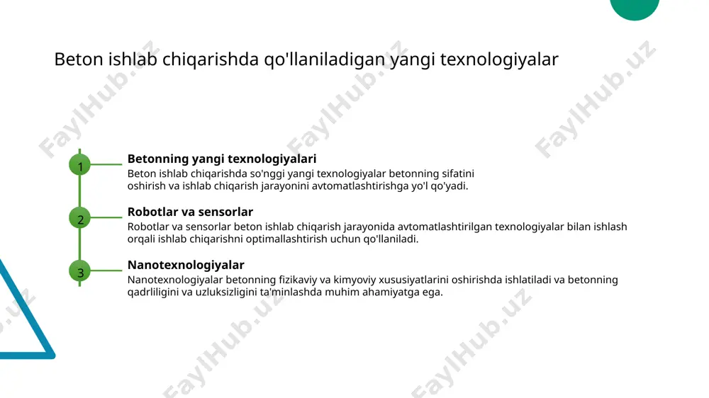 chash usullari, beton tuzilmasining aniq komponentlarini va ularga to'g'ri nisbatlarni aniqlashda kritikalarni belgilashda yordam beradi. bu usullar materiallarni sinovdan o'tkazish, qurilish texnologiyasi va sifatni ta'minlashda juda muhimdir. photo by ricardo gomez angel on unsplash beton tarkibida suvni aniqlashning ahamiyati suvning roli laboratoriya tekshiruvi xususiy usullar beton tarkibida suvni aniqlashning ahamiyati suvning betonning to'g'ri qurilishida va kuchli xususiyatlari oshirilishida katta ahamiyatga ega. laboratoriya imkoniyatlari orqali beton tarkibida suvni aniqlash, betonning sifati va kuchli xususiyatlarini belgilashda muhim ahamiyatga ega. beton tarkibida suvni aniqlash uchun xususiy usullar va texnologiyalar, betonning to'g'ri tuzilishi va kuchli xususiyatlari ta'minlashda muhimdir. kimyoviy tahlil orqali beton tarkibini aniqlash 1 kimyoviy tahlil kimyoviy tahlil beton tarkibini qanday aniqlash usullarini o'rganishga yordam beradi. 2 aniqlash usullari kimyoviy tahlil orqali beton tarkibini aniqlashda turli usullar va texnologiyalar qo'llaniladi. 3 natijalar tahlili kimyoviy tahlil natijalariga asosan betonning tarkibini aniqlash va uning sifatini baholash mumkin. beton tarkibini o'lchov usullari va ulardagi farqliliklar beton …