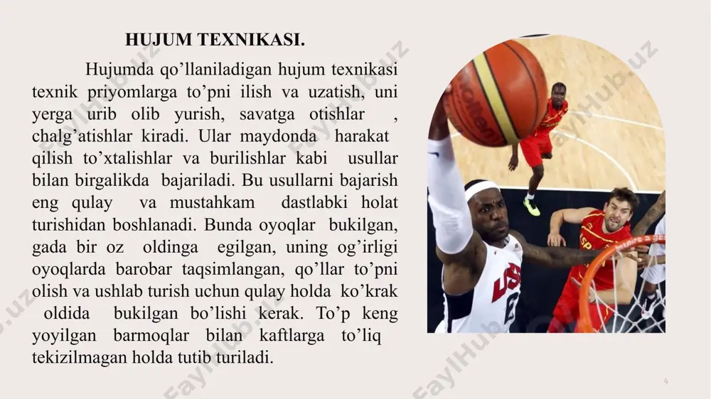 basketbol o'yin texnikasi - Page 4