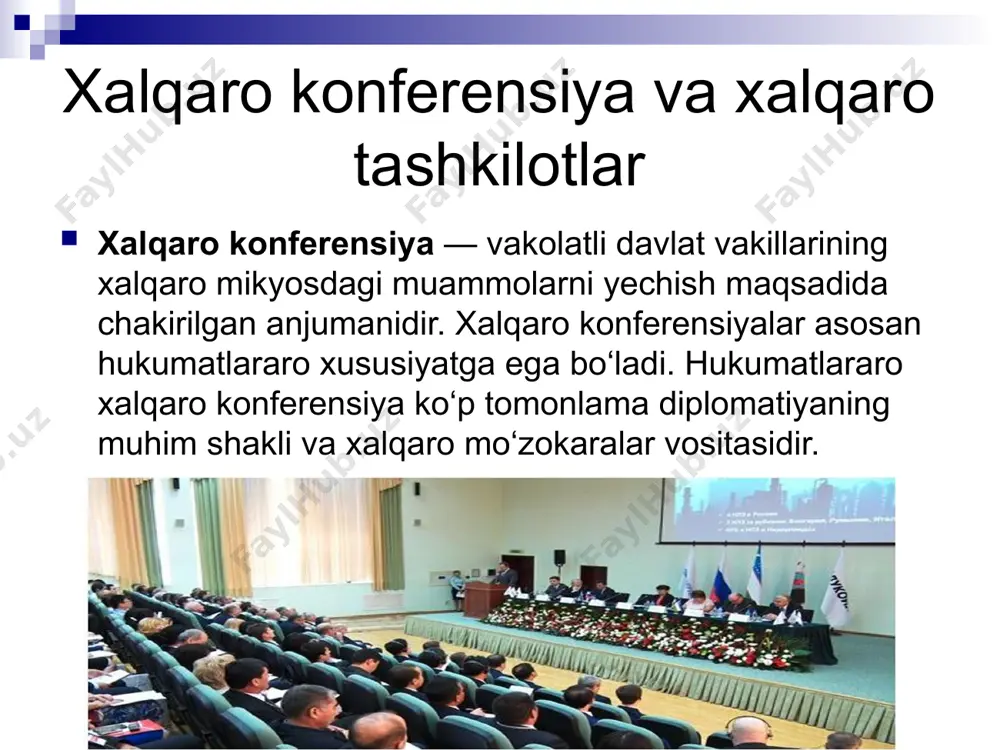 xalqaro konferensiyalar va xalqaro tashkilotlar - Page 3
