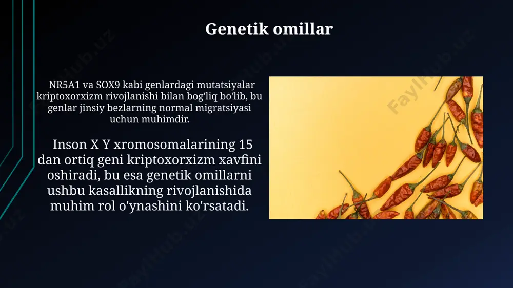 kriptorxizm, etiologiyasi, kilinikasi va davolash - Page 5