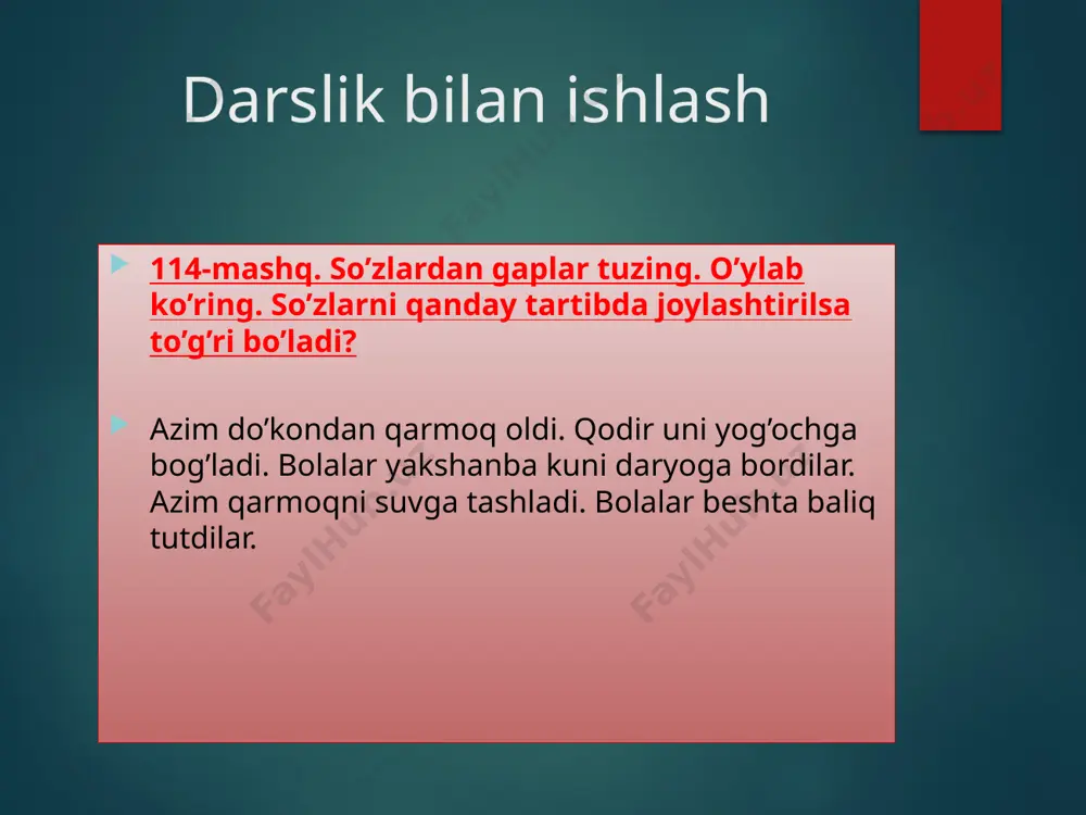 darslik "darsning borishi" - Page 5