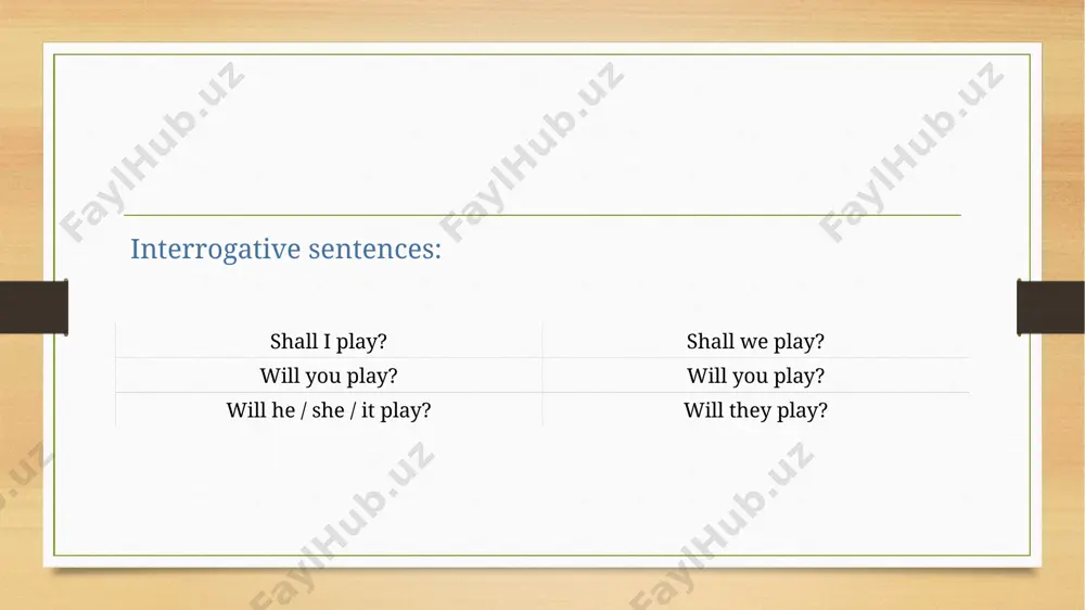 presentation on the theme: “future simple” - Page 4