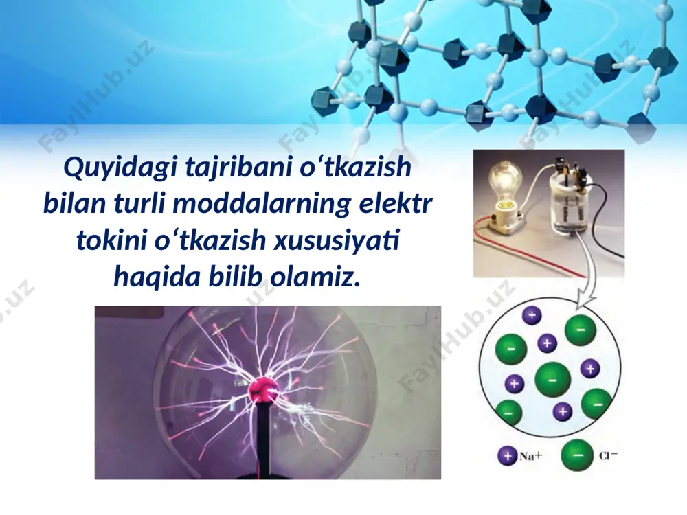 elektrolitlar va noelektrolitlar. 8 - sinf - Page 4
