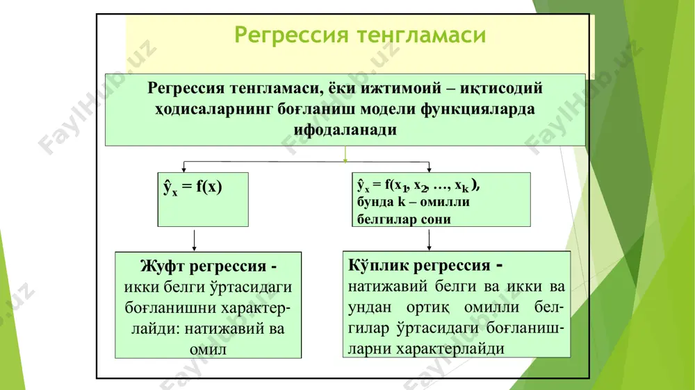 жуфт регрессия таҳлили - Page 5