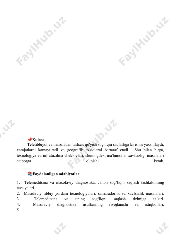 telemedisina va masofaviy diagnostika - Page 5