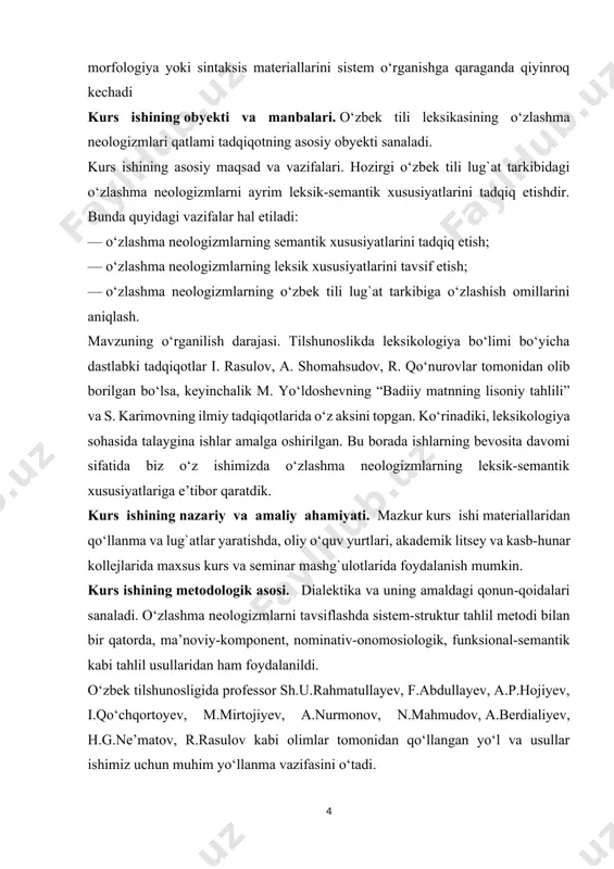 a tillarning leksemalari uchraydi. ikki xalq yoki millat vakillari o‘zaro turli munosabatlarda (iqtisodiy, madaniy, siyosiy) bo‘lar ekan, ularning tillari ham shunday munosabatlar natijasida o‘zaro aloqaga kirishadi, bir-birlariga ozmi-ko‘pmi ta’sir ko‘rsatadi. bir tilga ikkinchi til so‘zlarining kirishi bir tarafdan ular orasidagi munosabatni ta’minlashga xizmat qilsa, ikkinchidan u tilni rivojlantirishga ham yordam beruvchi asosiy vosita sifatida katta o‘rin tutadi. o‘zbek xalqi, ma’lumki, eng qadimgi urug‘ va qabilalaridan o‘sib chiqqan, demak uning tili ham shu urug‘ va qabilalar tili negizida rivoj topgan. markaziy osiyodagi turli tarixiy, ijtimoiy-siyosiy jarayonlar, xususan, arablar, mo‘g‘ullar, ruslar istilosi, tojik, turkman xalqlari bilan qo‘shnichilik munosabatlari ham o‘zbek tili taraqqiyotiga kuchli ta’sir ko‘rsatgan. anashu tarixiy jarayonlar nuqtai nazaridan qaralganda hozirgi o‘zbek tilining boyligida ikkita yirik qatlam — o‘z va o‘zlashgan qatlamlar borligi ma’lum bo‘ladi. asrlar davomida tillar bir-biridan so‘z olib, so‘z berib shakllanib kelmoqda. bu ham bir imkoniyat. til tizim sifatida uzluksiz harakatda, rivojlanishda bo‘lib turadi, bu uning ijtimoiy mohiyatidan …